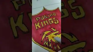 Punjab kings logo art ❤️