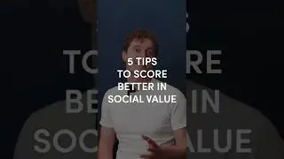 5 tips to score better in social value #TussellExplainer