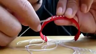 Como hacer pulsera - Te amo para San Valentin - 14 de febrero