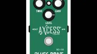 Pedal Blues Drive BD108 AXcess by GIANNINI - Mundomax TESTE