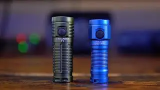 The Best Small EDC Flashlight? ThruNite T1 vs W1 Beam Comparison!