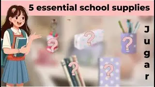 5 Genius DIY *School Supplies* 💡| Essential must have || Crafty Craft✨