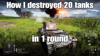 How I destroyed 20 Tanks in 1 round! | Battlefield 5 Strategic Conquest PS5