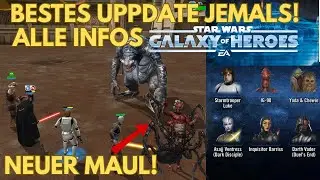 Gr&ouml;&szlig;tes Update jemals in SWGOH! Neuer Maul + neue Modi! Reliktwirtschaft und mehr in SWGOH Deutsch