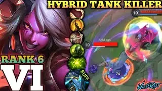 VI OVERPOWER HYBRID TANK BUILD! DEADLY TARGET PUNCH - TOP 6 GLOBAL VI BY Captainjey - WILD RIFT