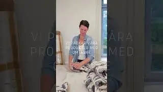 Vi tillverkar alla v&aring;ra textilier i H&auml;lsingland, Sverige. Unik handritad m&ouml;nsterdesign.
