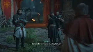 AC Valhalla Man Behind The Man Quest Siege King TEDMUND Castle Fortress PS5 Cutscene