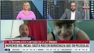 Números del Incaa: gasta más en burocracia que en películas; reforma planteada en la ley ómnibus