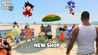 Franklin, Shinchan & Superhero Doing Funny Local Jobs in GTA 5! 🤣