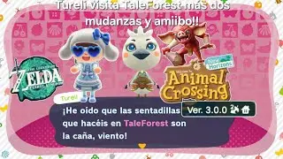 Tureli visita TaleForest m&aacute;s dos mudanzas y amiibo!#50🐦🏕 #animalcrossingnewhorizons #animalcrossing 
