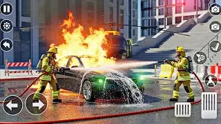 Fire Truck Simulator Rescue Game 3D | Firefighter Emergency Rescue Driving Gameplay 2025