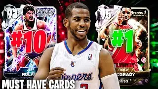 РЕЙТИНГ 10 ОБЯЗАТЕЛЬНЫХ КАРТ В NBA 2K25 MyTEAM!!