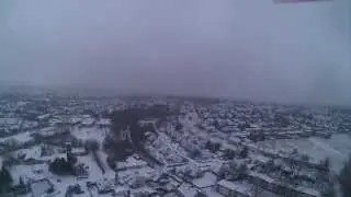 Blade 350QX &rarr; Flug im ersten Schnee des Winters | @Home / Januar 2014