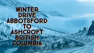 Winter drive in the mountains British Columbia 2022 Amazing Views
