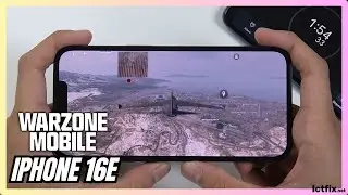 iPhone 16e Call of Duty Warzone Mobile Gaming test | Apple A18