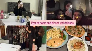 Yummy and simple Iftar at home, Dinner with friends after long time, Good friends are blessing. 🫂❤️