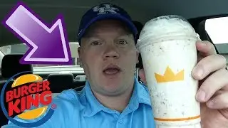 Burger King Vanilla Shake With M&M's (Reed Reviews)