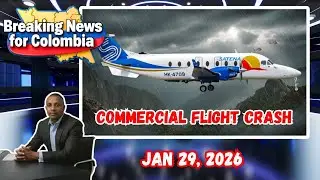 Колумбийский самолет пропал в воздухе 😱✈️ В результате катастрофы погиб конгрессмен и все 15 чело...