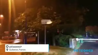 Ураган Алекс обрушился на запад Франции