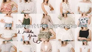 trying on EVERYTHING I own!! it took me 2 days lol