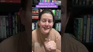 Welcome to the menopausal bookclub #booktube #bookhumor #menopause