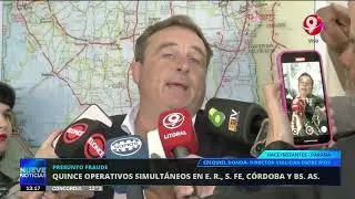 Allanamientos en Vialidad Provincial