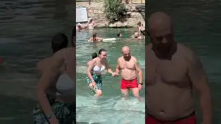 🌞The Wonder Of Nature Pamukkale Cleopatra Pool Summer Holiday💦#pamukkale #cleopatra #pool
