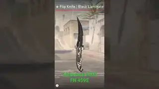 Flip Knife | Black Laminate in Counter Strike 2 🔫🔥#cs2 #counterstrike #counterstrike2 #csgo #skin