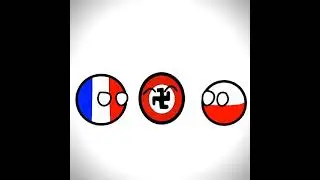 Peaceful Germany. #countryballs #shorts