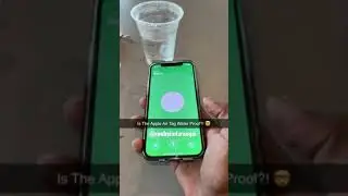 Is The Apple Air Tag Waterproof 💦 😳
