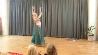 Oriental Dancer, Mavedanser Lena Astrid 2015 Drum solo Istanbul Grooves