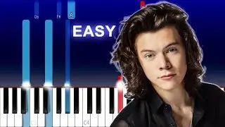 Harry Styles - Lights Up (EASY Piano Tutorial)