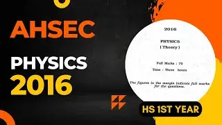 HS 1st year Physics Question Paper 2016