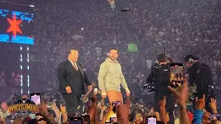 WWE WrestleMania 41 Saturday - CM Punk with Paul Heyman Live Entrance Crowd Reaction