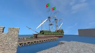 Medieval Engineers - My way on how to build a balanced ship hull!