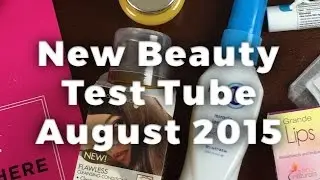 New Beauty Test Tube Unboxing September 2015 + Coupon  - Beauty Sampling Subscription Box