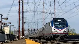The Amtrak ACS-64 - Springtime 3rd Gen K5LA Hornshows @ Jersey Avenue Station!