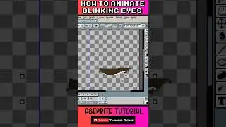 How to Animate Blinking Eyes in Aseprite (Quick Tutorial)  #pixelart #indiedev #tutorial #gamedev