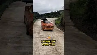 Japanese Man Builds a Car From Wood After Gf Ditch Him Over Money 💔 #shorts
