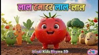 🍅लाल टमाटर लाल-लाल 🍅| Hindi Rhymes for Kids | 3D Animated Kids Song | Jingle Zoons.