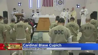 Cardinal Blase Cupich Holds Mass At Cook County Jail