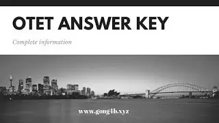 OTET Answer Key Download PDF 2019 for Paper 1 & 2