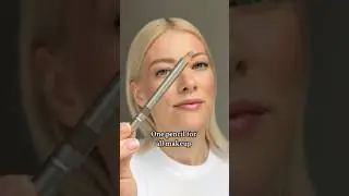 One pencil for all makeup: eyebrows, lips, nose and soft Smokey eyes #browpencil #makeuptips #makeup