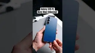 Galaxy S25 FE Navy Blue new color unboxing! #galaxys25fe