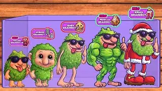 Merge Fellas ITALIAN BRAINROT MIX 10,12,13,Muscle, XMAS / Suika Gameplay ⁉️🎊