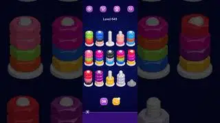Nut Sort Level 645 Walkthrough | Nuts &mdash; Color Sort 645 solution
