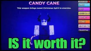 It's the Candy cane weapon worth it In Hunty zombies?🍭
