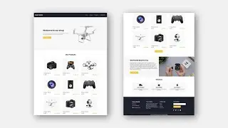 How To Make Ecommerce Website Using Html Css And Bootstrap Step By Step | Create e-Commerce Website