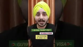 🇬🇾 Guyana Tourist Sticker Visa | Guyana Tourist Visa For Indians #guyana #guyanavisa