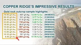 Prospect Ridge Resources' High-Grade Gold Silver Copper Outcrop Assays South of the Golden Triangle